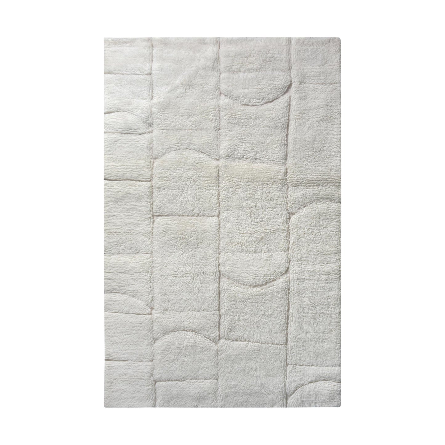 SYANNO RUG - NZ WOOL - TABLE TUFTED - IVORY
