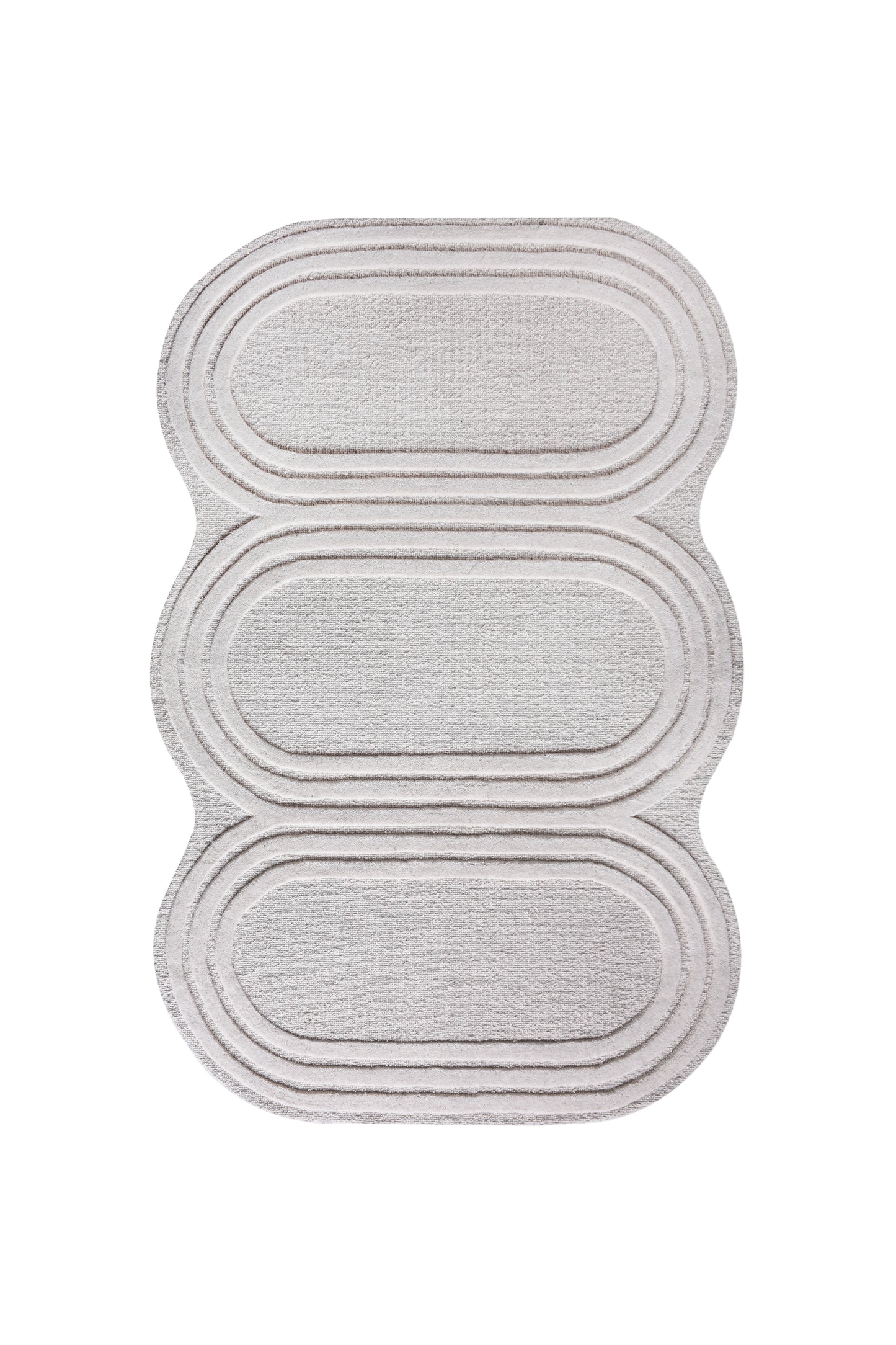 TAGUAI-II RUG - IVORY - HAND WOVEN/OVER TUFTED - WOOL