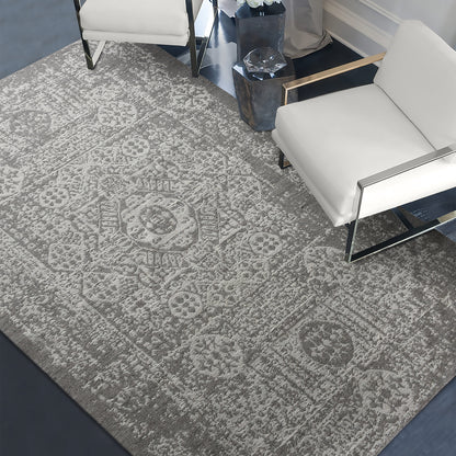 TANNY RUG - GREY/IVORY - WOOL