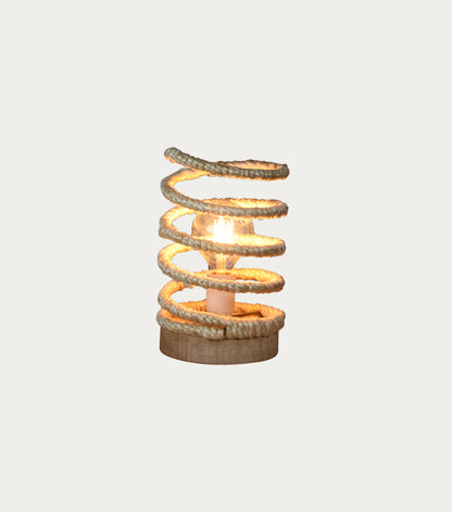 TAREN LAMP - BEIGE - HAND MADE - JUTE