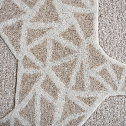 TELOR RUG - WOOL - HAND TUFTED - LIGHT BEIGE/IVORY
