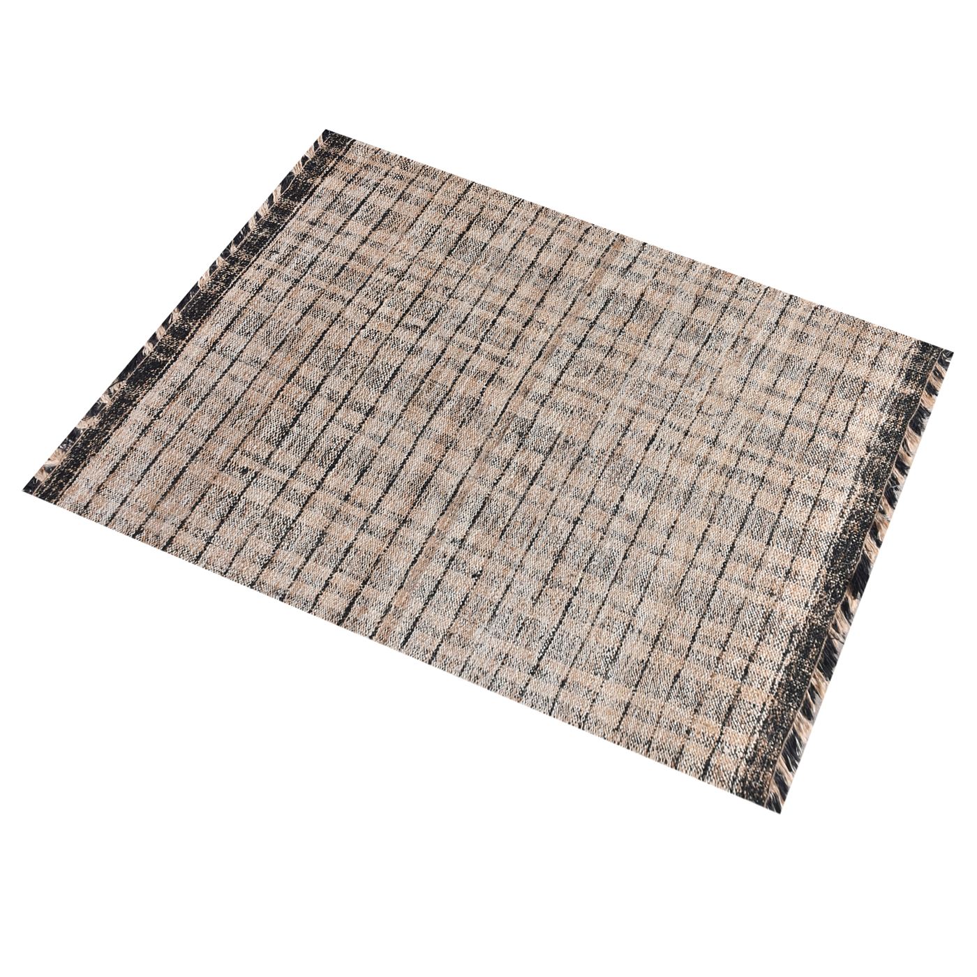 Area Rug, Bedroom Rug, Living Room Rug, Living Area Rug, Indian Rug, Office Carpet, Office Rug, Shop Rug Online, Jute, Hand Spun Yarn, Natural, Charcoal, Punja, Flat Weave,  textured