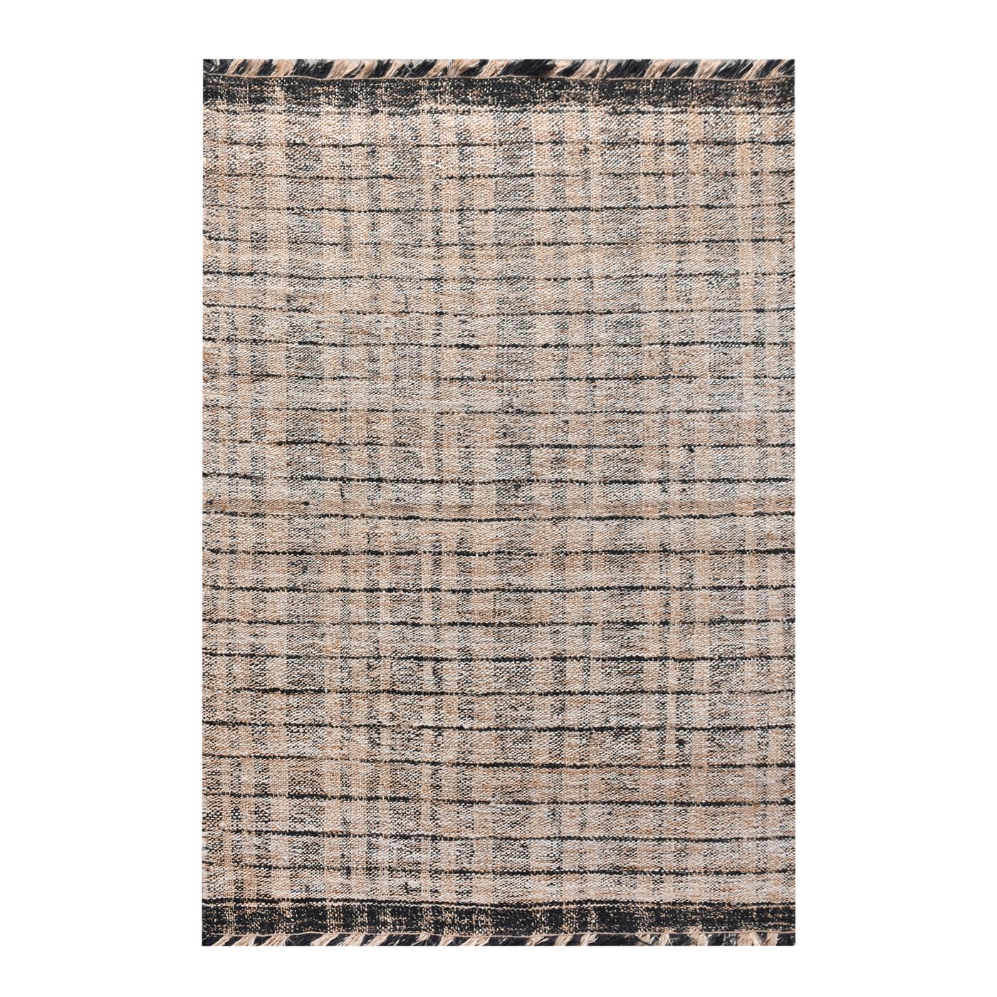 Area Rug, Bedroom Rug, Living Room Rug, Living Area Rug, Indian Rug, Office Carpet, Office Rug, Shop Rug Online, Jute, Hand Spun Yarn, Natural, Charcoal, Punja, Flat Weave,  textured