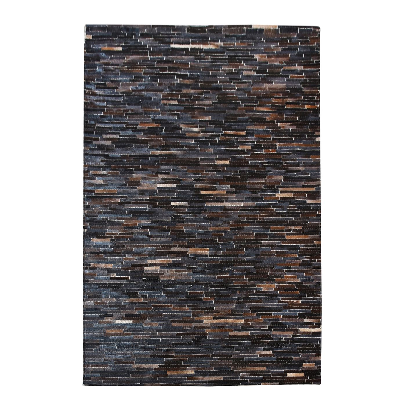 Area Rug, Bedroom Rug, Living Room Rug, Living Area Rug, Indian Rug, Office Carpet, Office Rug, Shop Rug Online, Leather, Dark Brown, , Stripes