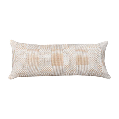 TOORONGO LUMBER CUSHION - IVORY - HANDWOVEN - COTTON