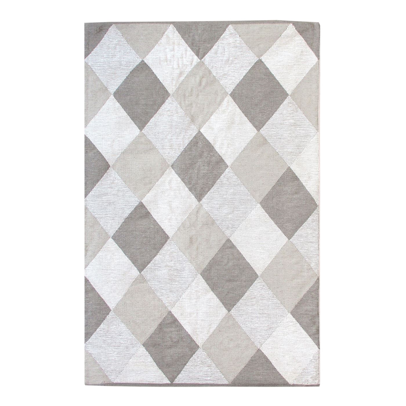 Area Rug, Bedroom Rug, Living Room Rug, Living Area Rug, Indian Rug, Office Carpet, Office Rug, Shop Rug Online, Cotton, Natural White, Grey, Beige, Pitloom, Flat Weave, Diamond