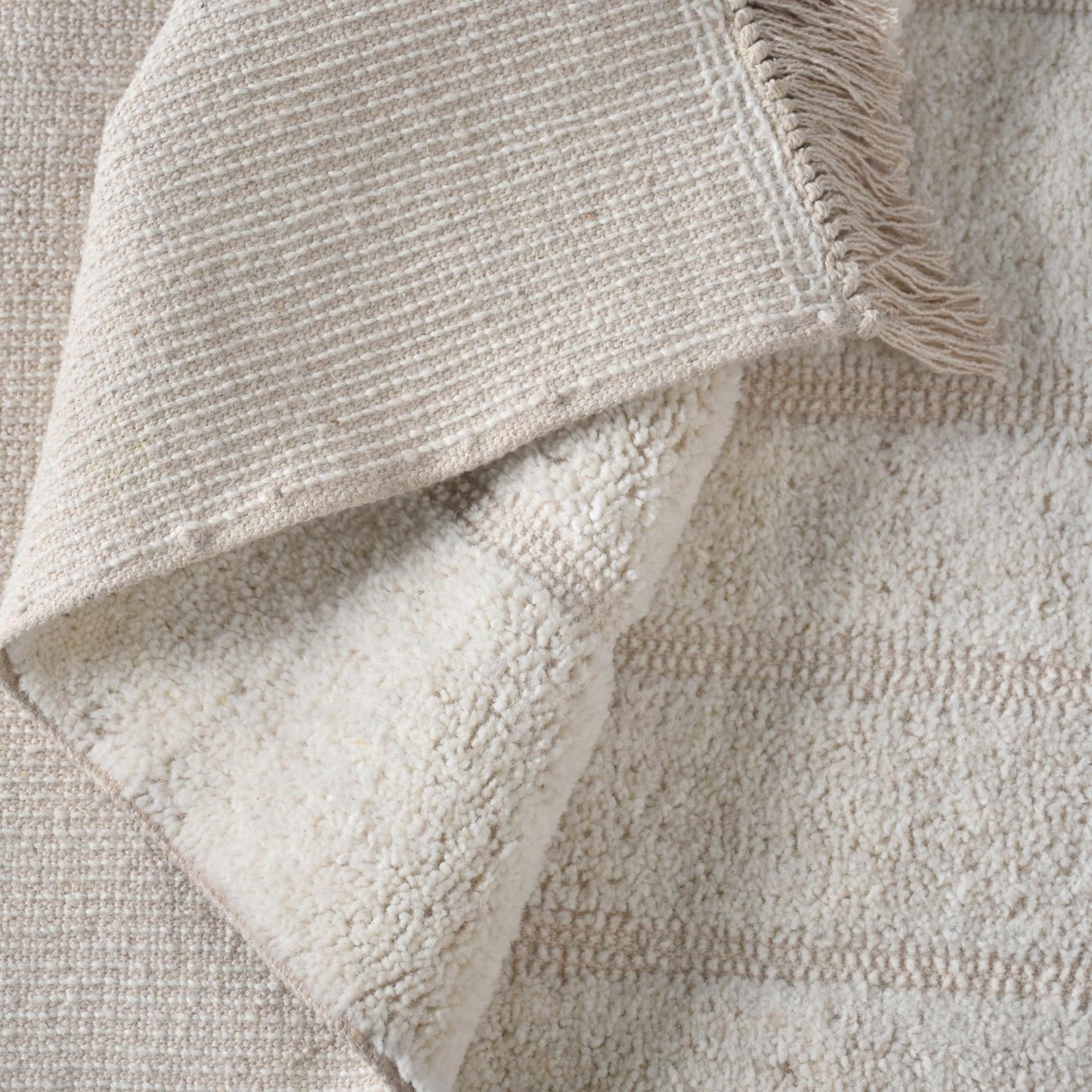 TRANI RUG - WOOL - TABLE TUFTED - IVORY