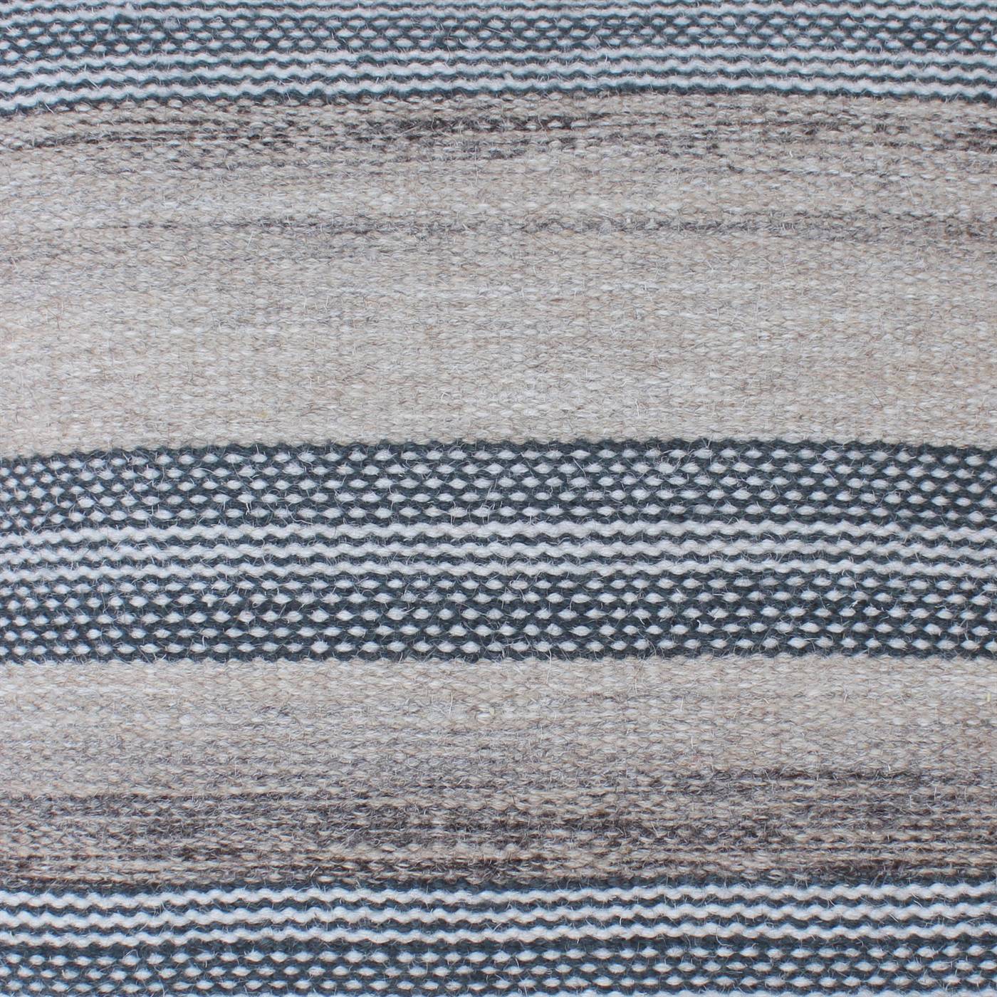 Trimble Cushion, 56x56 cm, Beige, Grey, Wool, Hand Woven, Pitloom, Flat Weave