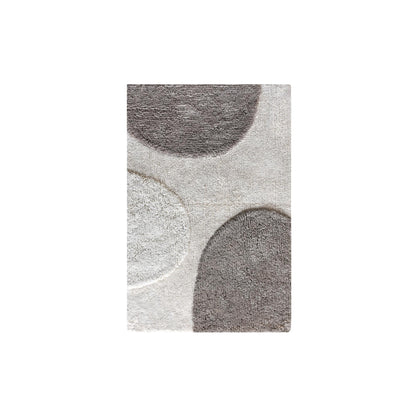 CIZELE BATH RUG - IVORY/GREY - COTTON - TABLE TUFTED
