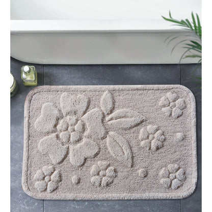 SCHELL BATH RUG - IVORY - COTTON - TABLE TUFTED