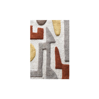 TRIOMF BATH RUG - IVORY/MULTI - COTTON - TABLE TUFTED