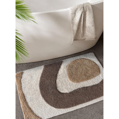 CILDARA BATH RUG - COTTON - TABLE TUFTED