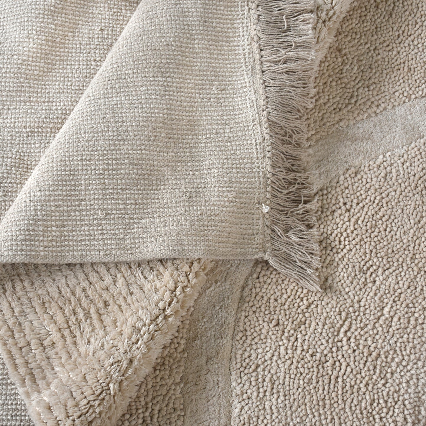 TURACOS RUG - NATURAL - TABLE TUFTED - COTTON