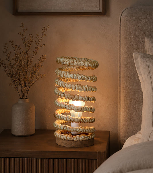TUREL LAMP - NATURAL - HAND MADE - JUTE