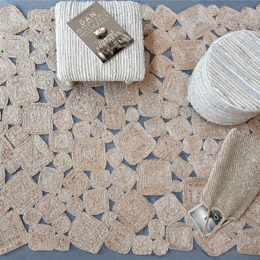 Area Rug, Bedroom Rug, Living Room Rug, Living Area Rug, Indian Rug, Office Carpet, Office Rug, Shop Rug Online, Hemp, Natural, , Braided