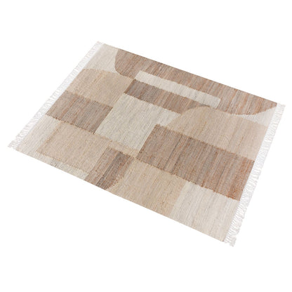 Area Rug, Bedroom Rug, Living Room Rug, Living Area Rug, Indian Rug, Office Carpet, Office Rug, Shop Rug Online, Jute, Natural, Natural White, Pitloom, Flat Weave, straight line