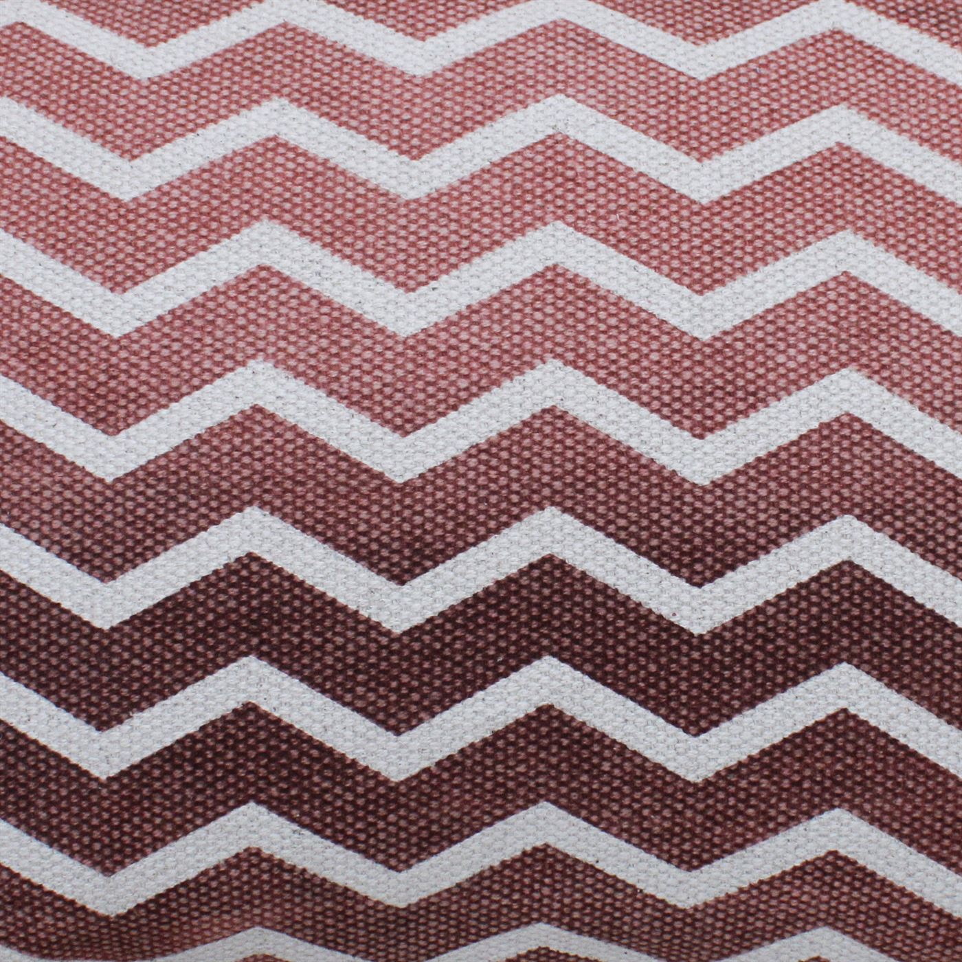 Rodez Pillow, Cotton, Printed, Brick, Pitloom, Flat Weave