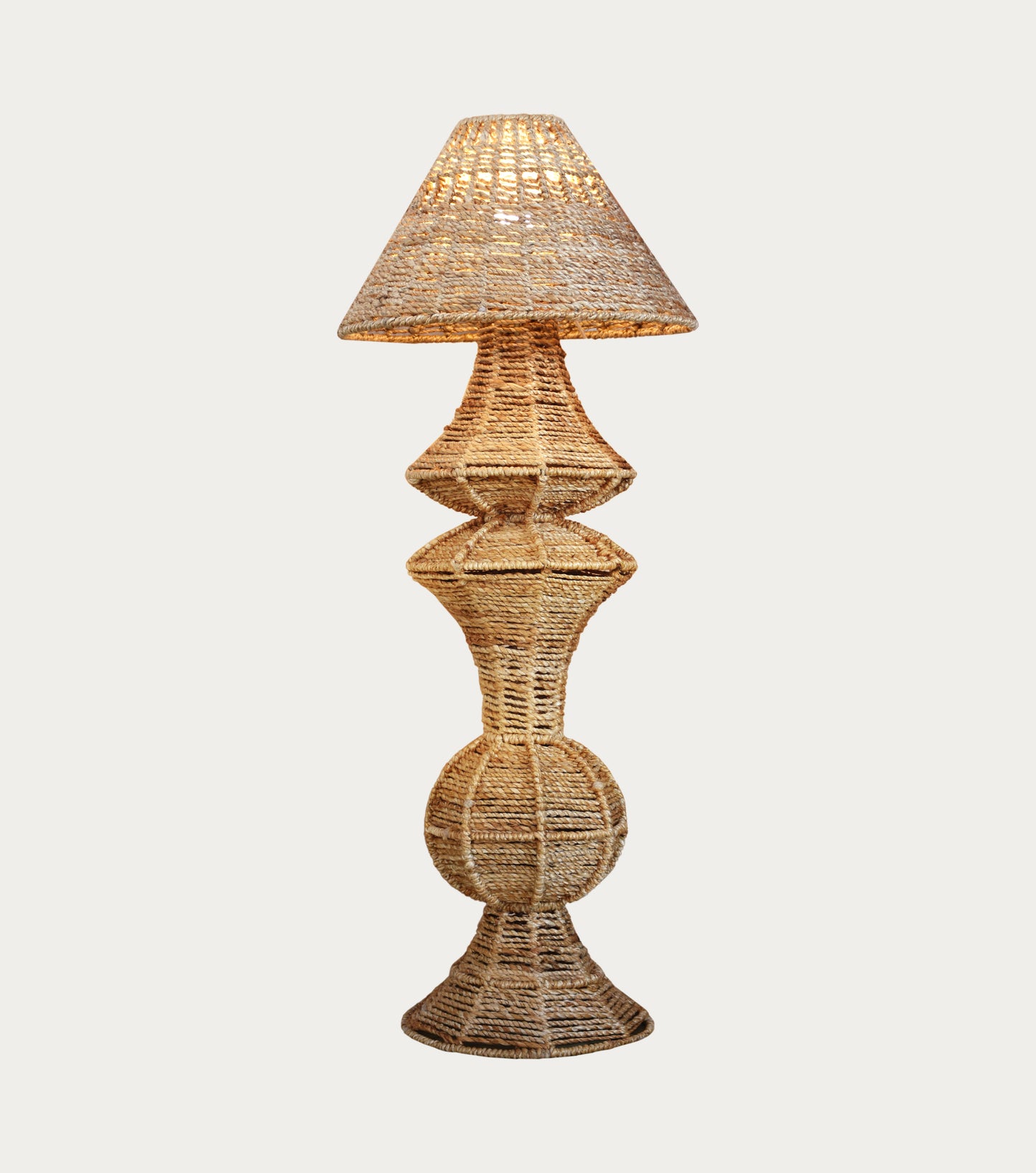 VAEL FLOOR LAMP - NATURAL - HAND MADE - JUTE