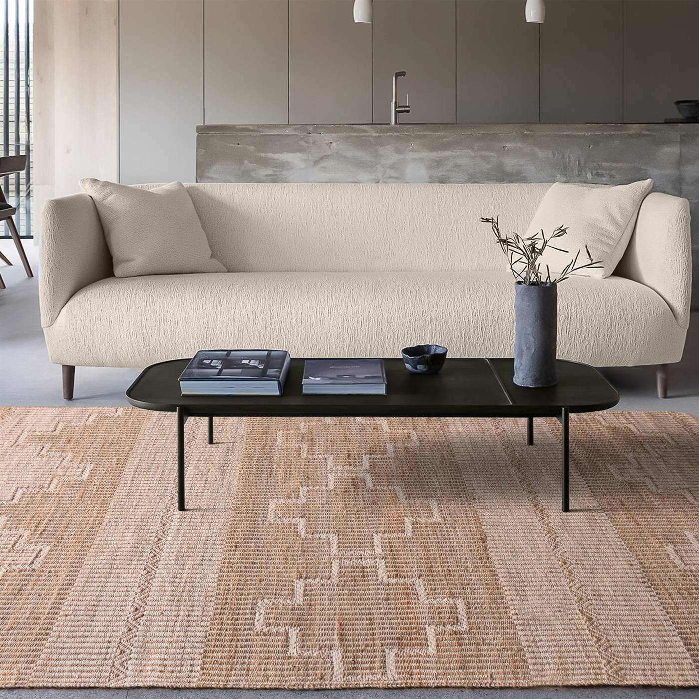 Area Rug, Bedroom Rug, Living Room Rug, Living Area Rug, Indian Rug, Office Carpet, Office Rug, Shop Rug Online, Natural, Natural White , Jute, Jacquard Woven , Jaquard Durry, Flat Weave, Modern 