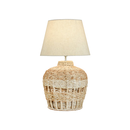 VALORA TABLE LAMP - MEDIUM NATURAL - HAND MADE - JUTE
