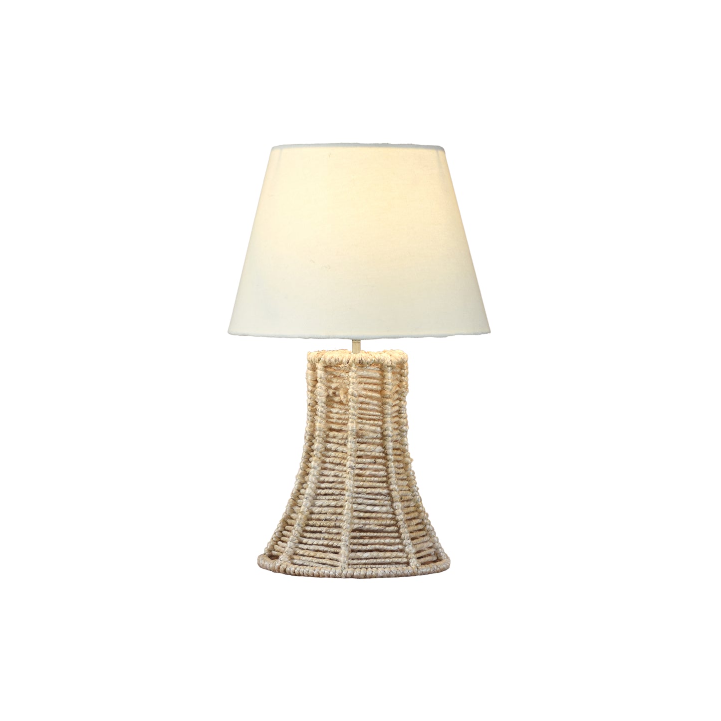 VENORA TABLE LAMP - NATURAL - HAND MADE - JUTE