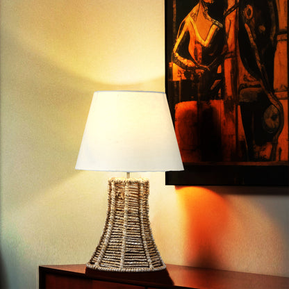 VENORA TABLE LAMP - NATURAL - HAND MADE - JUTE
