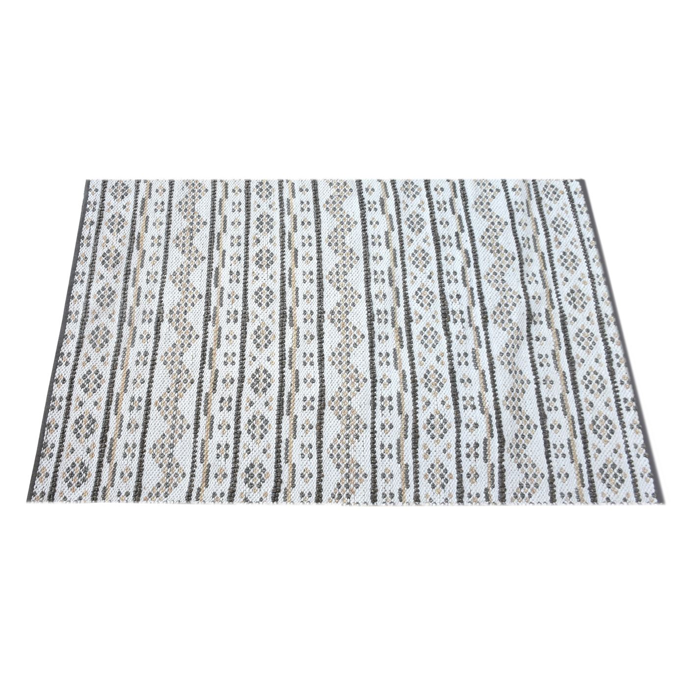 Area Rug, Bedroom Rug, Living Room Rug, Living Area Rug, Indian Rug, Office Carpet, Office Rug, Shop Rug Online, Hemp, Cotton, Natural White, Grey, , Geometrical