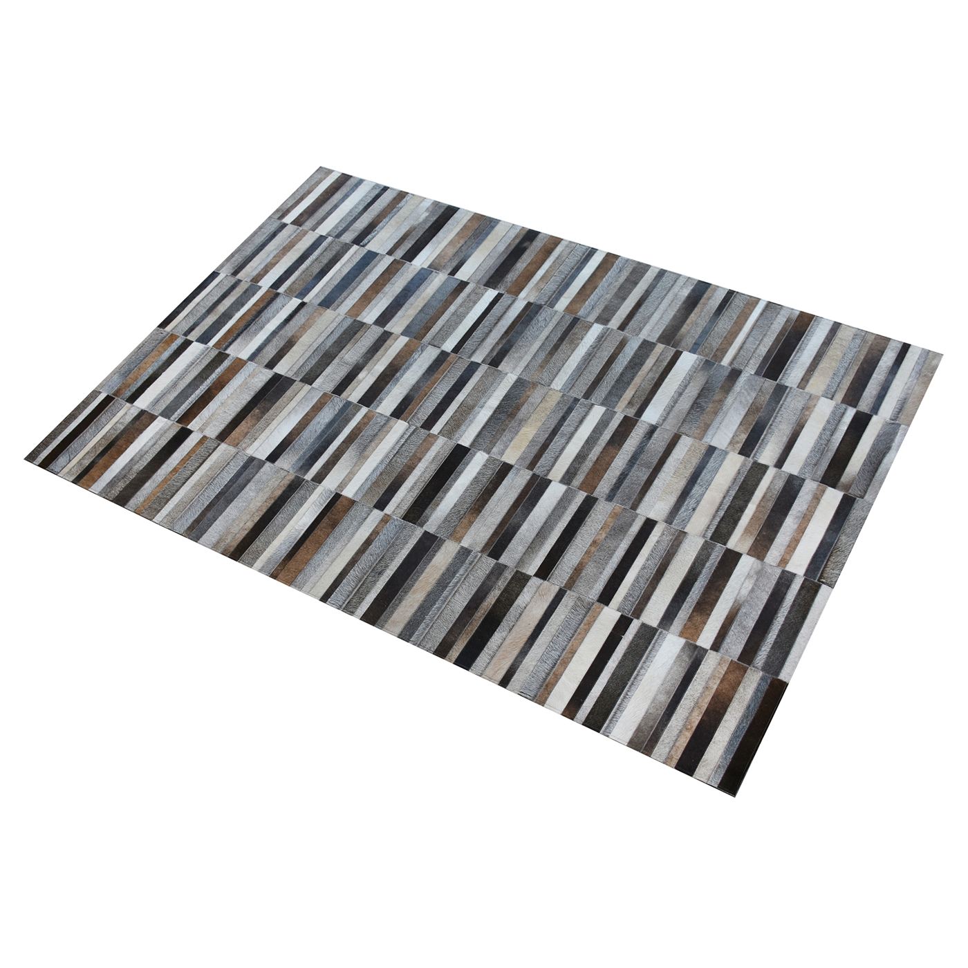 Area Rug, Bedroom Rug, Living Room Rug, Living Area Rug, Indian Rug, Office Carpet, Office Rug, Shop Rug Online, Hair On Hide, Grey, Brown, Hm Stitching, Flat Weave, Geometrical