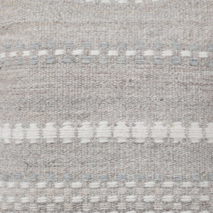 VERNOUX CUSHION - WOOL - IVORY/BLUE/BEIGE