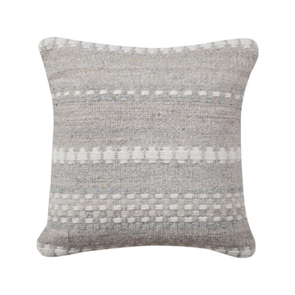 VERNOUX CUSHION - WOOL - IVORY/BLUE/BEIGE