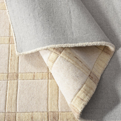 VIMMA RUG - WOOL - HAND WOVEN - IVORY/BEIGE
