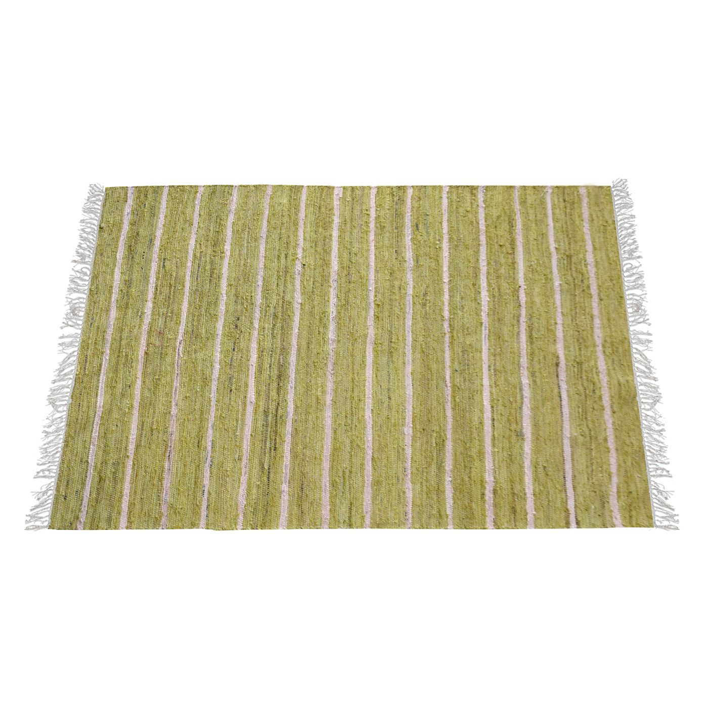 Area Rug, Bedroom Rug, Living Room Rug, Living Area Rug, Indian Rug, Office Carpet, Office Rug, Shop Rug Online,  Recycled Fabric, Lime, Pitloom, Flat Weave, Stripes