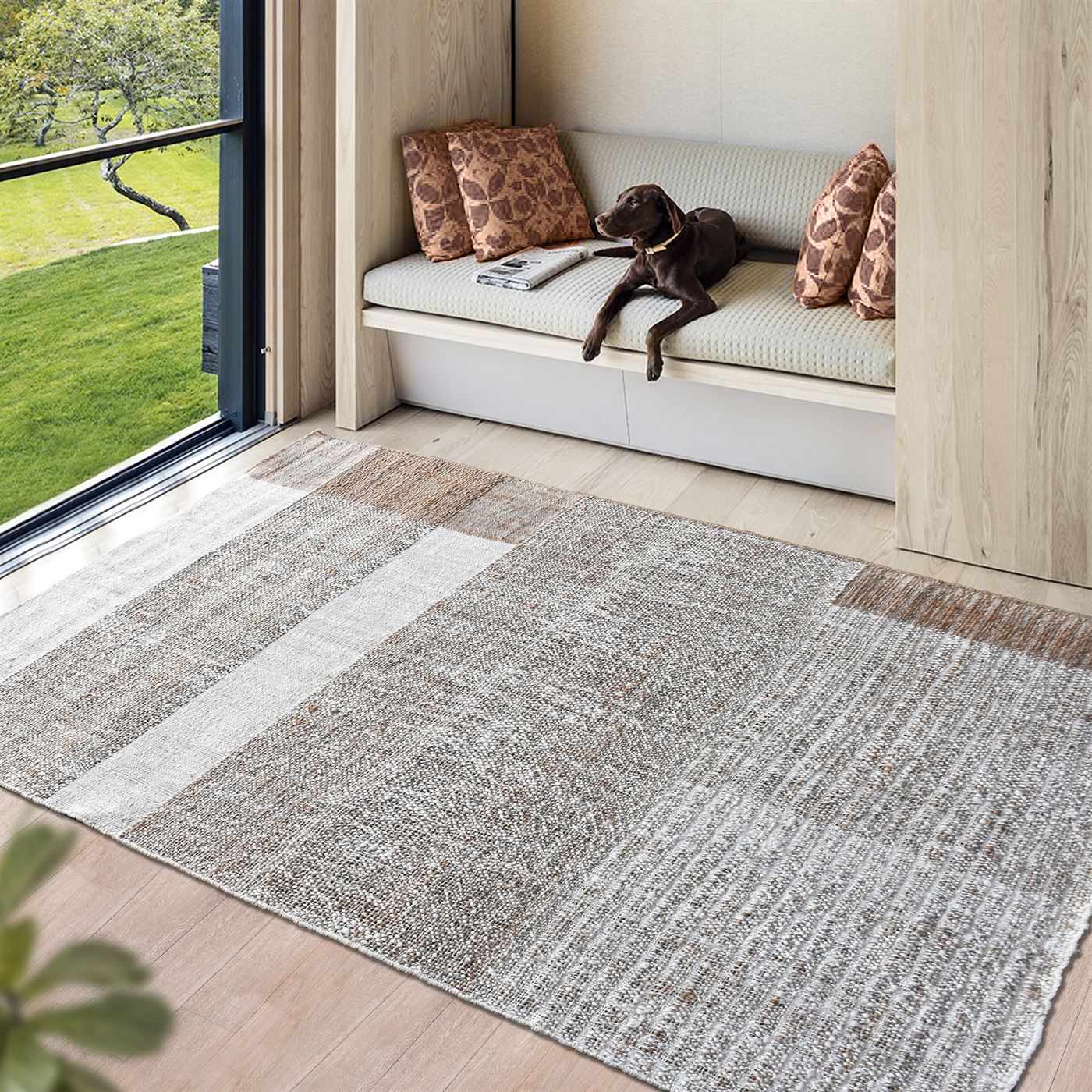 Area Rug, Bedroom Rug, Living Room Rug, Living Area Rug, Indian Rug, Office Carpet, Office Rug, Shop Rug Online, Hemp, Natural, Natural White, , Boho-Chic