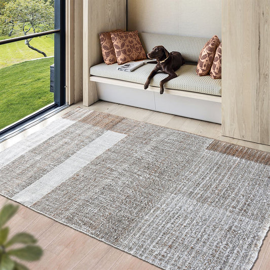 Area Rug, Bedroom Rug, Living Room Rug, Living Area Rug, Indian Rug, Office Carpet, Office Rug, Shop Rug Online, Hemp, Natural, Natural White, , Boho-Chic