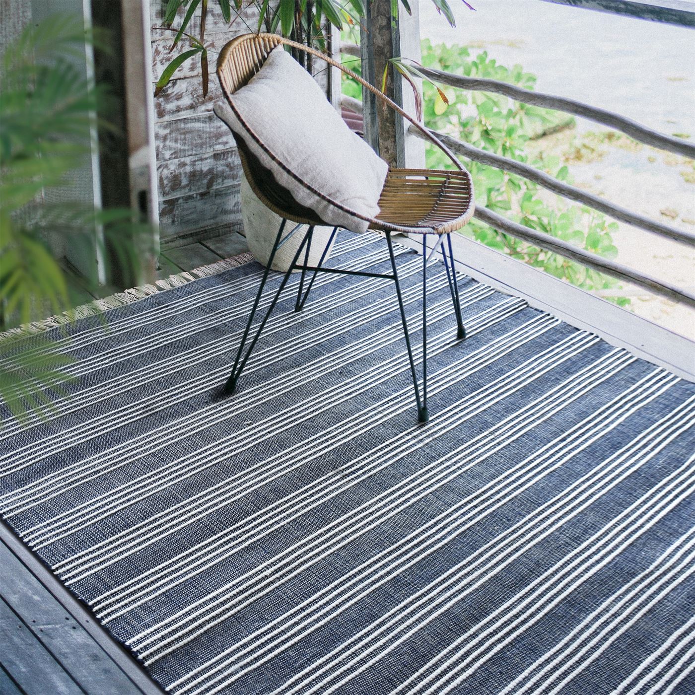 Area Rug, Bedroom Rug, Living Room Rug, Living Area Rug, Indian Rug, Office Carpet, Office Rug, Shop Rug Online, Pet, Blue,Natural White, Pitloom, Flat Weave, Stripes