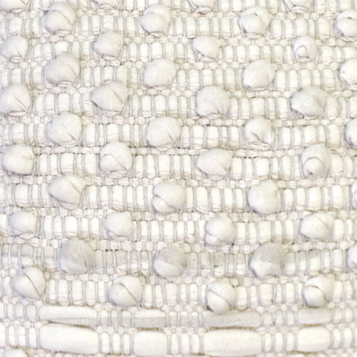 Weddell Pillow, Cotton, Natural White, Pitloom, All Loop