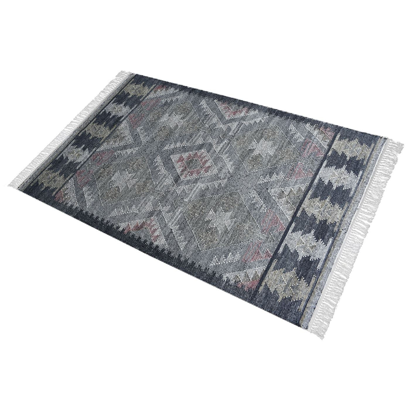 Area Rug, Bedroom Rug, Living Room Rug, Living Area Rug, Indian Rug, Office Carpet, Office Rug, Shop Rug Online, Wool, Multi, Punja, Flat Weave, Geometrical