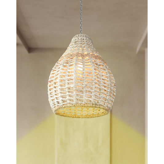 WESTMORE LAMP - IVORY/NATURAL - HAND MADE - JUTE