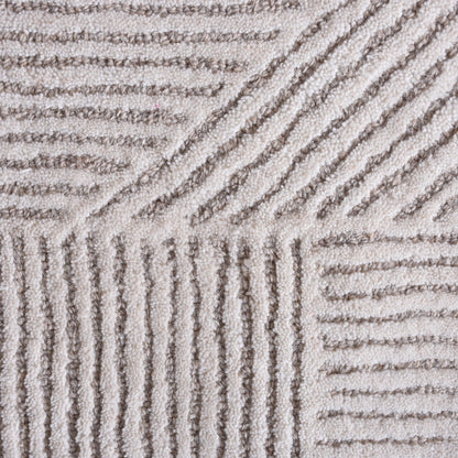 WYCHE RUG - IVORY/NATURAL/BEIGE - HAND TUFTED - WOOL