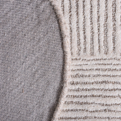 WYCHE RUG - IVORY/NATURAL/BEIGE - HAND TUFTED - WOOL