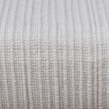 WILCOX-II BENCH - IVORY - HAND WOVEN - WOOL