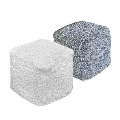 Yojoa Pouf, Polyester, Pitloom, Flat Weave 