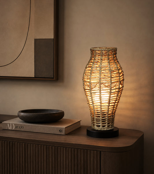 YOREN LAMP - NATURAL - HAND MADE - JUTE