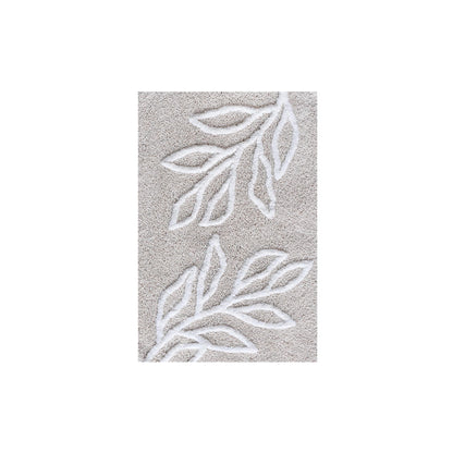 QUATA BATH RUG - NATURAL/IVORY - COTTON - TABLE TUFTED