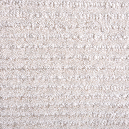 AKBION RUG - WOOL - HANDTUFTED - IVORY/LINEN