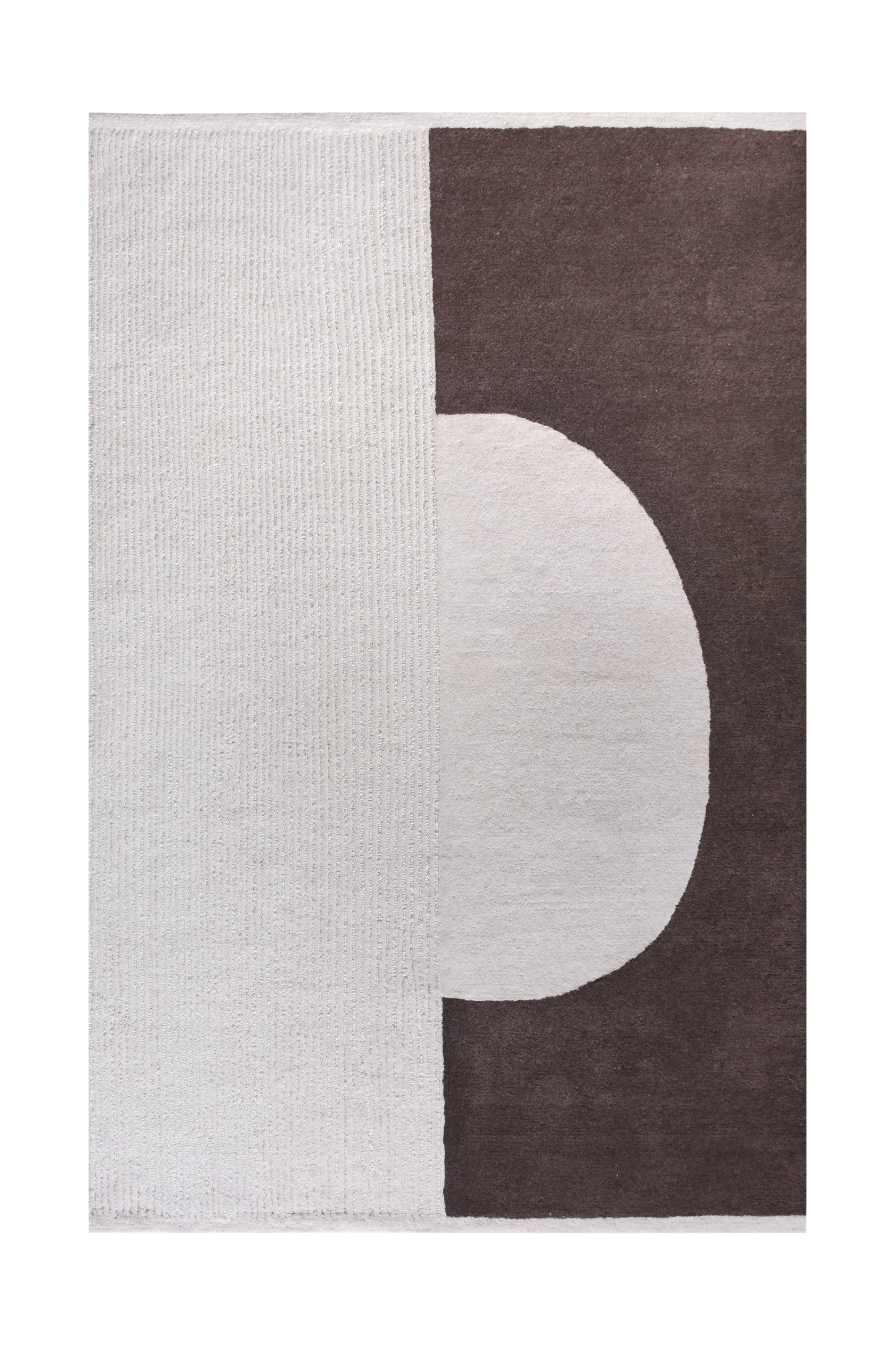 AKBION RUG - WOOL - HANDTUFTED - IVORY/LINEN