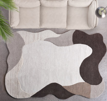 AMPARO RUG - WOOL - HANDTUFTED - IVORY/NATURAL