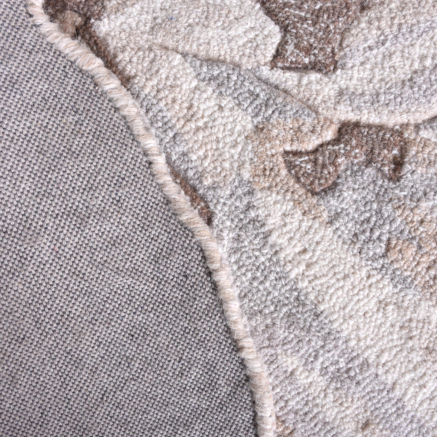 AVRAM RUG - IVORY/BEIGE/GREY - HAND TUFTED - WOOL