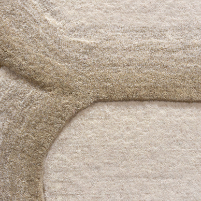 AVYAAN RUG - IVORY/NATURAL/BEIGE - HAND TUFTED - WOOL