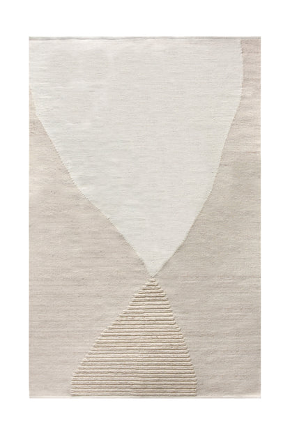 BAOULE RUG - IVORY - HAND WOVEN - WOOL